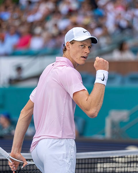 Sinner equals Djokovic