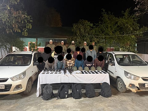 15 militants held in Manipur, large cache of arms and ammunition seized