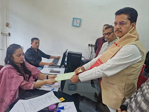 Assam polls: BJP’s Bhupen Borah files nomination from Bihpuria, slams Congress