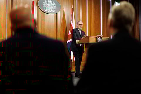 Starmer says Iran not targetting Britain with long-range missiles (File image)