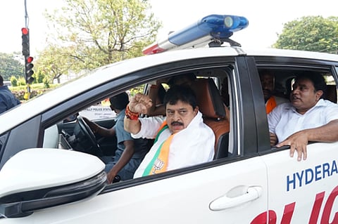Telangana BJP chief detained as police foil protest at Assembly