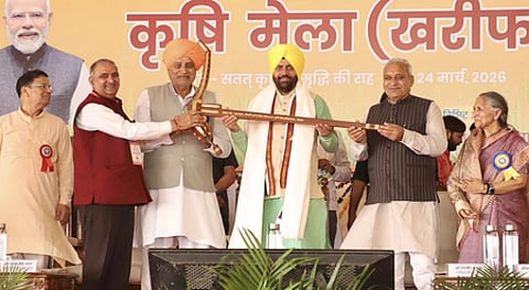 Soil of Hisar symbolises hard work, livestock prosperity: Haryana CM (Photo: @NayabSainiBJP/X)