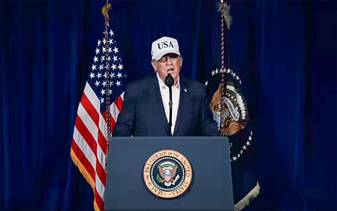 Iran talks on, war ‘won’: Trump (Photo: IANS)