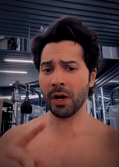Varun Dhawan quips about ‘saas’ level ‘taanas’ from trainer during gym session