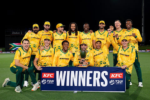 5th T20I: SA beat NZ by 33 runs in decider to clinch series 3-2