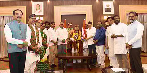 BJP seeks action against AIMIM MLAs for ‘insulting’ national song