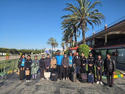 Skeet shooters get into action first as International Shooting Sport Federation (ISSF) World Cup Series kicks off in Morocco in Tangier, Morocco, on Thursday. Photo credit: NRAI
