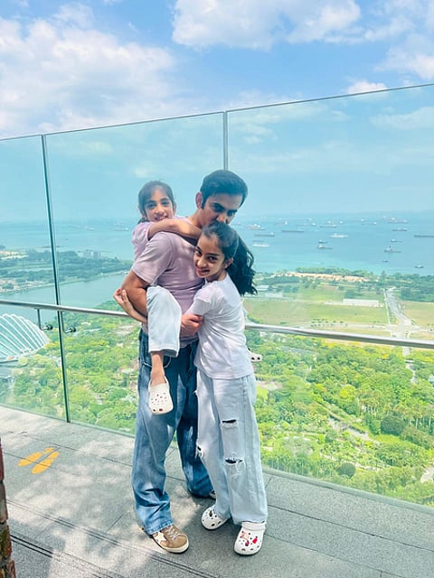 Gautam Gambhir enjoys family time in Singapore after T20 WC glory