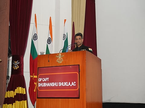 Shubhanshu Shukla shares space experience with NDA cadets