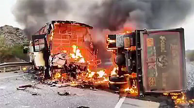 Andhra bus fire tragedy: State govt announces Rs 5 lakh ex gratia