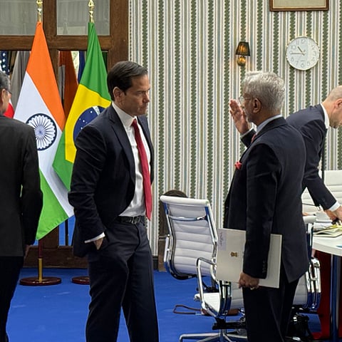 EAM Jaishankar meets Marco Rubio in France, has