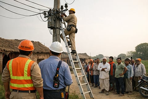 Bihar: Electricity Dept team attacked in Gopalganj (Photo: AI Generated Image)