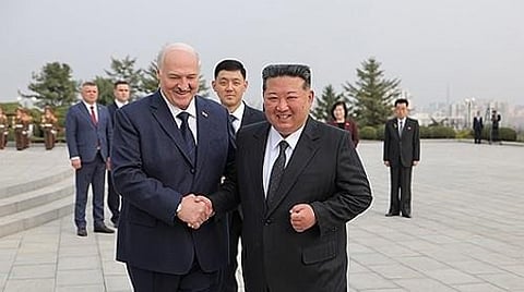 North Korea, Belarus hold summit, sign friendship treaty: KCNA