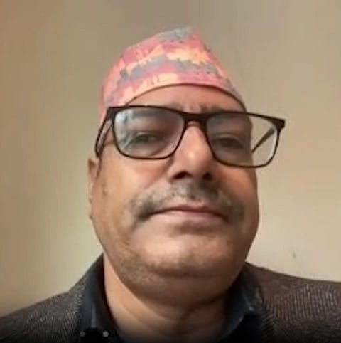 Former Nepal Minister Madhav Prasad Chaulagain calls new govt