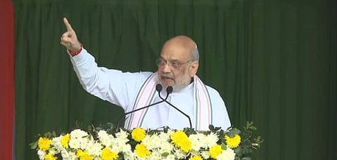 Amit Shah blasts Cong at Assam rally; highlights BJP govt