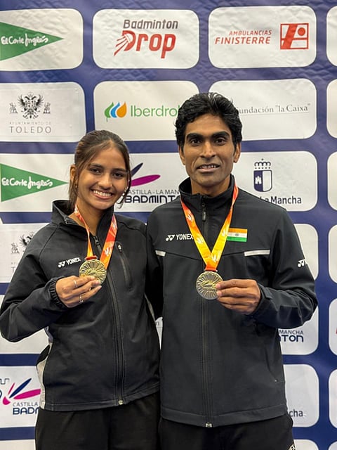 Spanish Para Badminton International 2026: Pramod Bhagat leads India’s charge with a gold and two silvers (Credit: PCI)