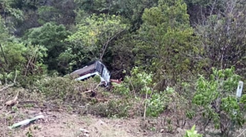 Ten caterers injured as pickup truck plunges into 15-ft gorge in Chhattisgarh
