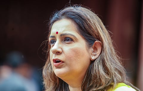 Priyanka Chaturvedi slams BJP over ‘ghuspatiya’ claims in Bengal