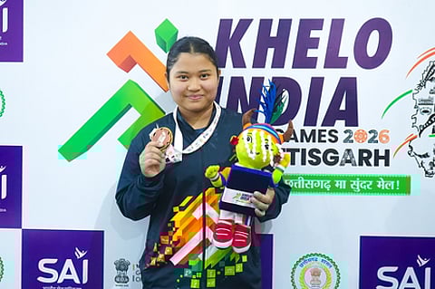 Leaving her four-year-old daughter behind, Pallavi Payeng finishes on KITG podium