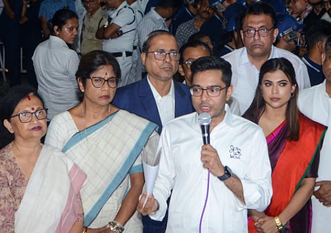 Abhishek Banerjee flags