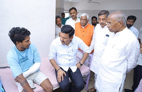 Vijayendra visits families of people arrested in Bagalkot stone-pelting case during bypoll campaign