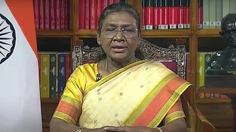 president droupadi murmu gives assent to the CAPF Bill, CAPF families and retired personnel protesting at Rajghat against the Central Armed Police Forces Bill 2026