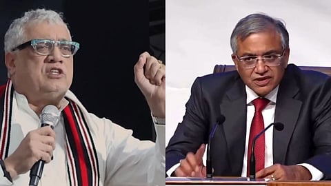 Left: TMC Leader Derek O'Brien, Right: CEC Gyanesh Kumar