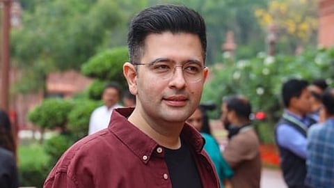 Raghav chadha smiling