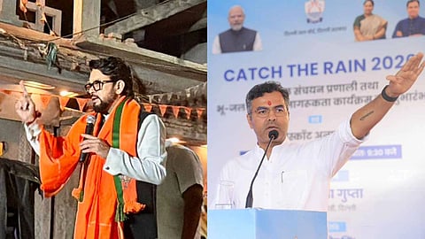 Anurag Thakur (left) and Parvesh Verma (right)