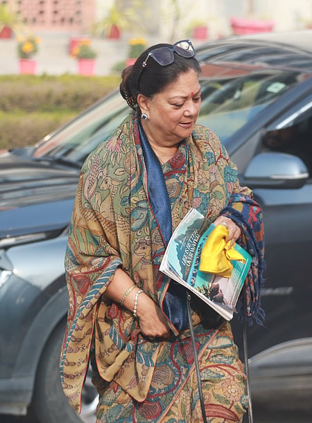 Vasundhara Raje calls BJP wins mandate for developed India