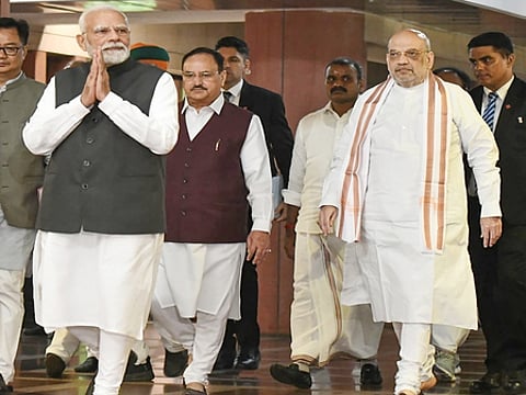 PM Modi, HM Shah hail hat-trick mandate in Assam; promise to speed up state