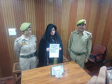 Most wanted woman drug peddler arrested in J&K’s Anantnag
