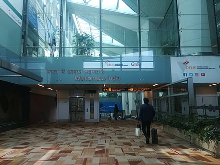 Inside of Delhi airport