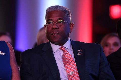 Allen West addressing an audience during a Young America’s Foundation conference while discussing Islam and migration