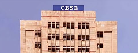 CBSE headquarters amid controversy over the On-Screen Marking portal and leadership changes