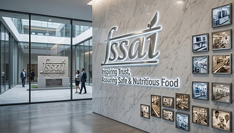 In the image the office of FSSAI is shown
