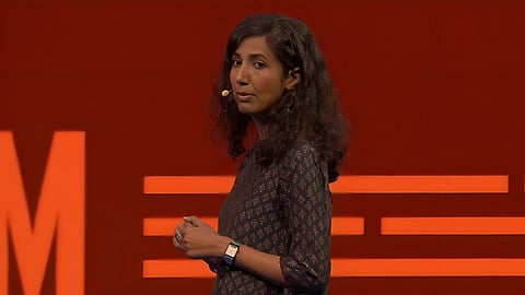 Journalist Supriya Sharma, executive editor of Scroll.in, who faced an FIR after reporting on conditions in Domari village