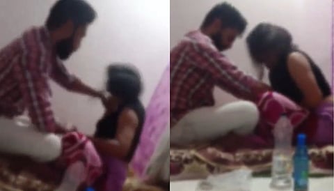 Ayaaz, accused forcefully held 24-year-old married woman hands while chanting religious verses and repeatedly blowing over her.