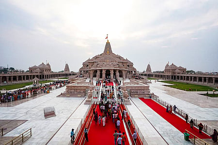 In the image Ram Mandir is shown