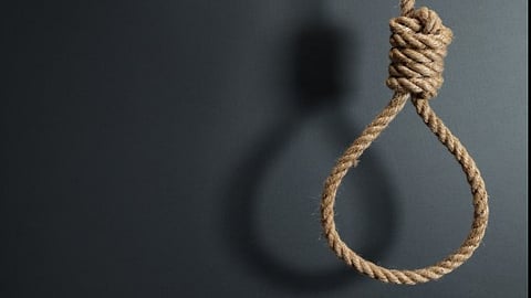 Death noose for hanging criminals