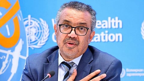 Photo of WHO secretary-general Dr. Tedros Adhanom Ghebreyesus
