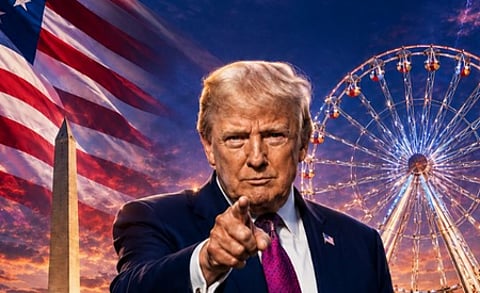 President Donald Trump commemorates the 250th anniversary of the US Declaration of Independence