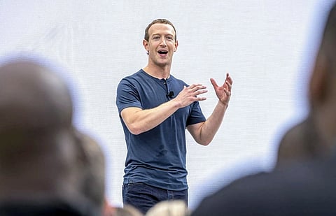 Photo of Meta CEO Mark Zuckerberg, representing the company's new AI image generation feature