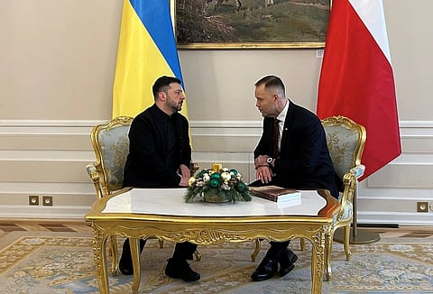 image of Meeting between Karol Nawrocki and Volodymyr Zelensky, December 19, 2025