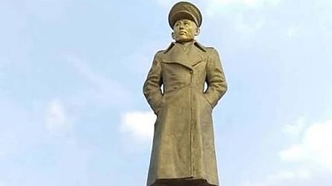 This is an image of General Aung San statue.