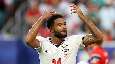 England's Reece James in England's jersey
