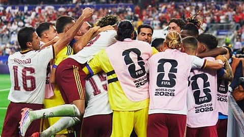 Spain Squad Celebrating.