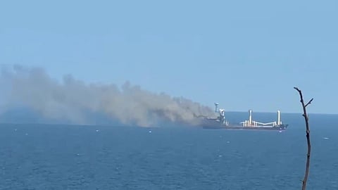 MV Golden Leo Russian missile attack Odesa Black Sea Indian seafarers
