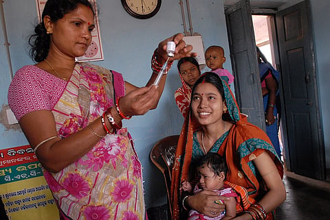 In Khalkhandvi village, a three-year-old girl (name changed) lives with her grandparents. Her haemoglobin remains low, but the family has not been able to get the tests needed to confirm whether she has sickle cell disease.