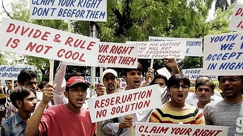 People protesting